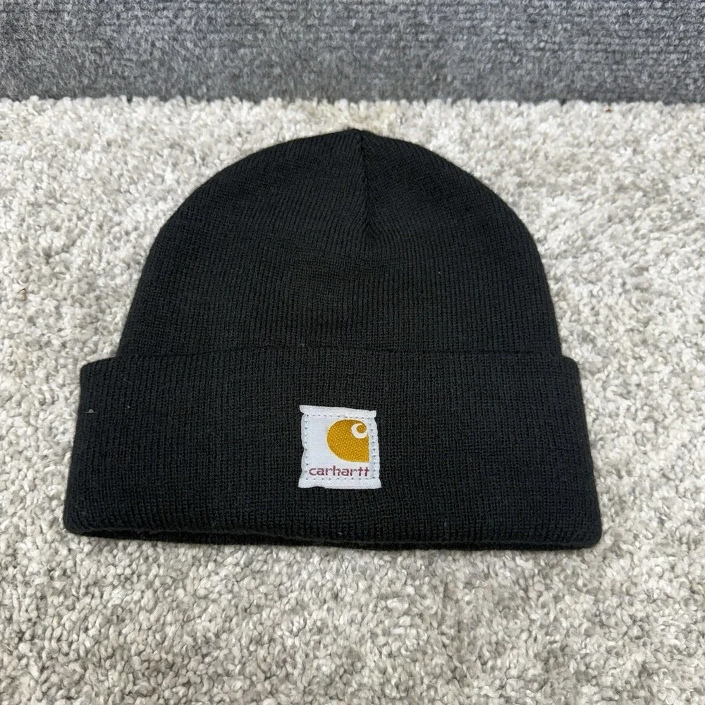 Carhartt youth beanie toboggan hat cap black USA